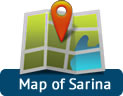 map of sarina